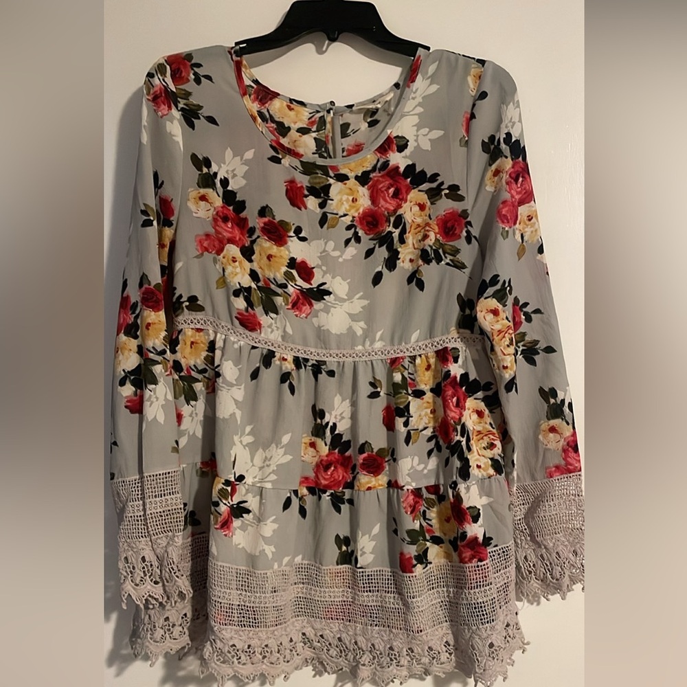 Floral tunic